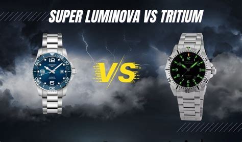 tritium vs superluminova watch